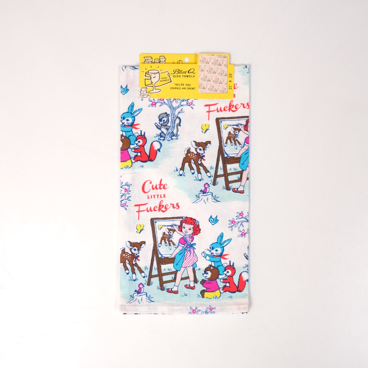 Cute Little F*ckers Tea Towel