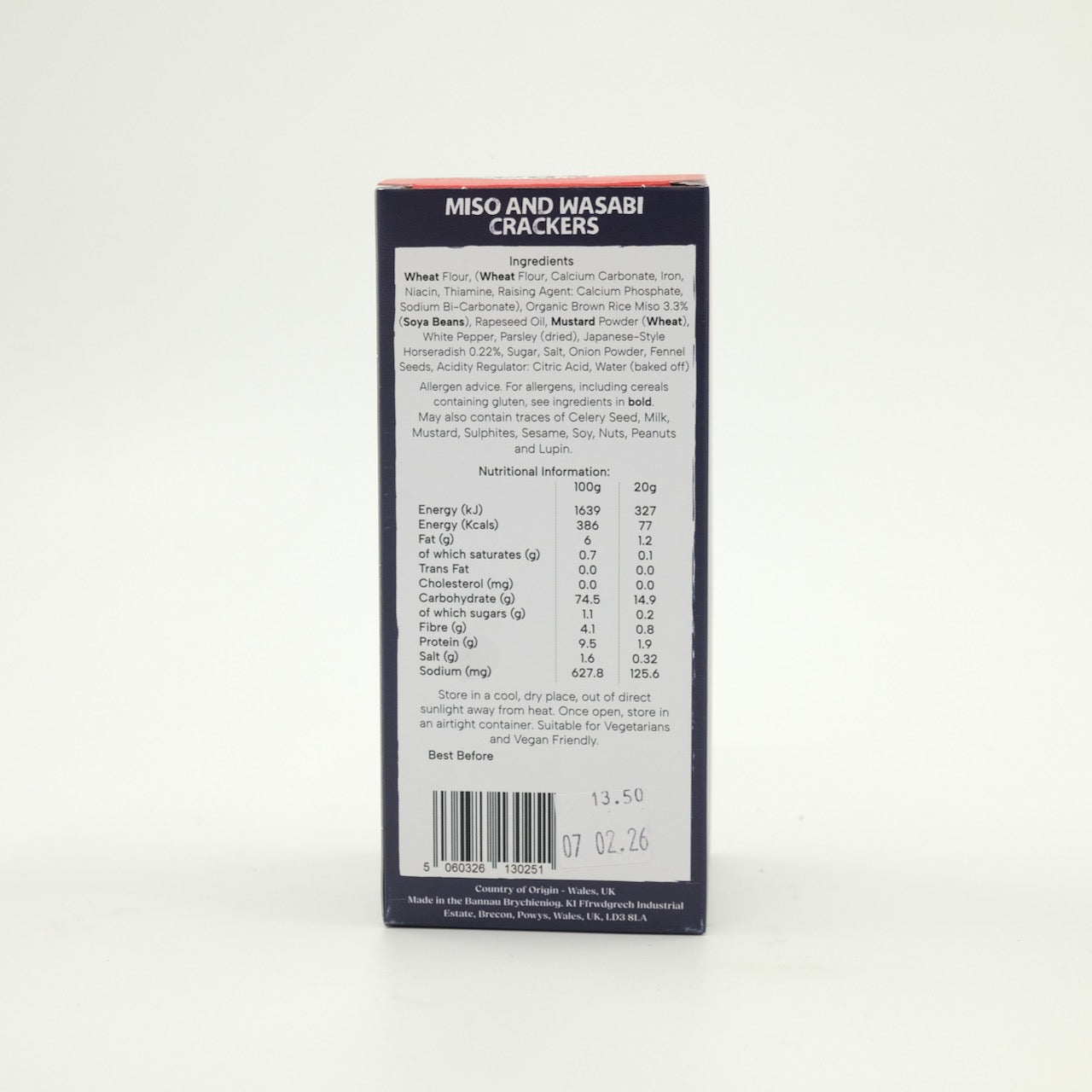 Cradoc's Miso & Wasabi Crackers