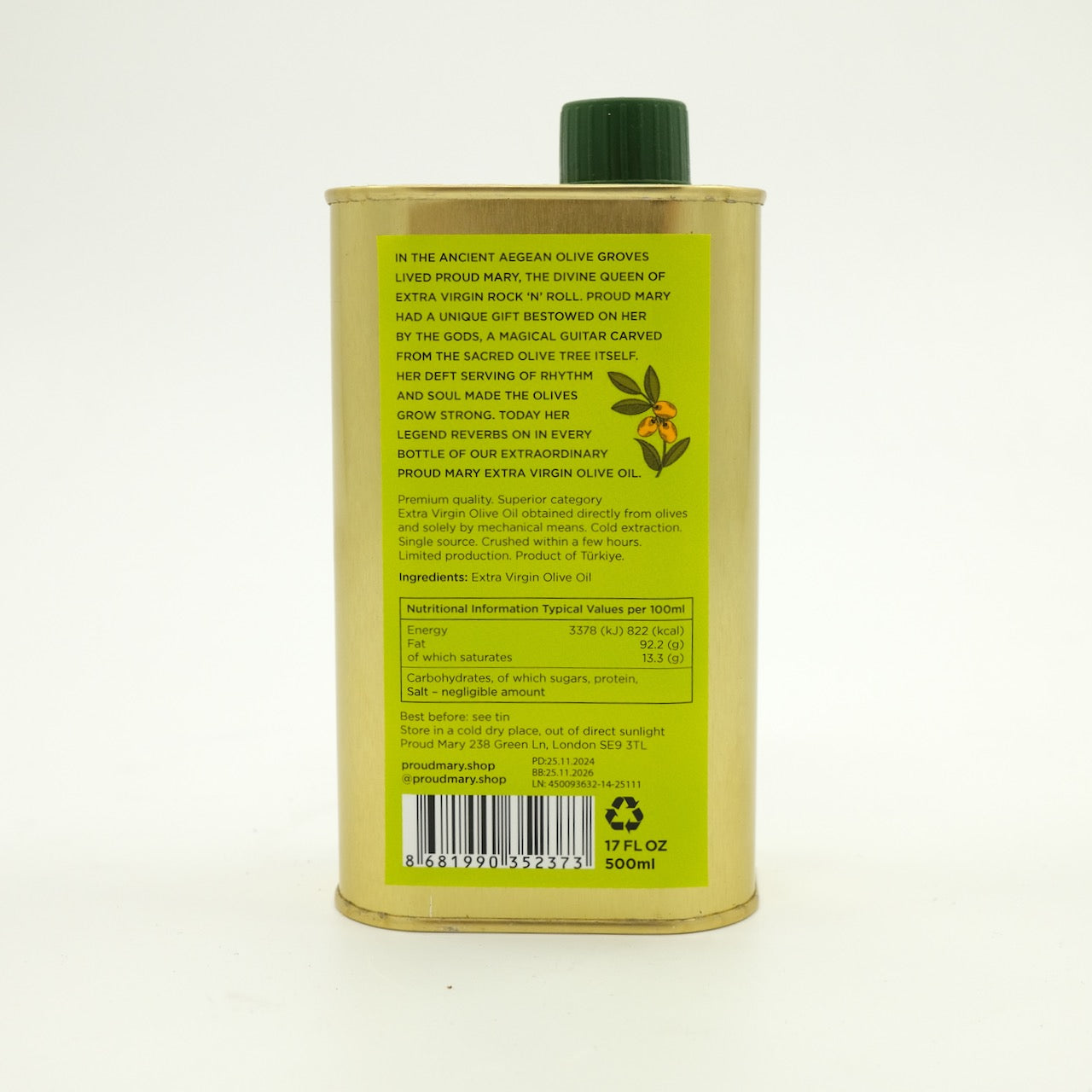 Proud Mary Extra Virgin Olive Oil