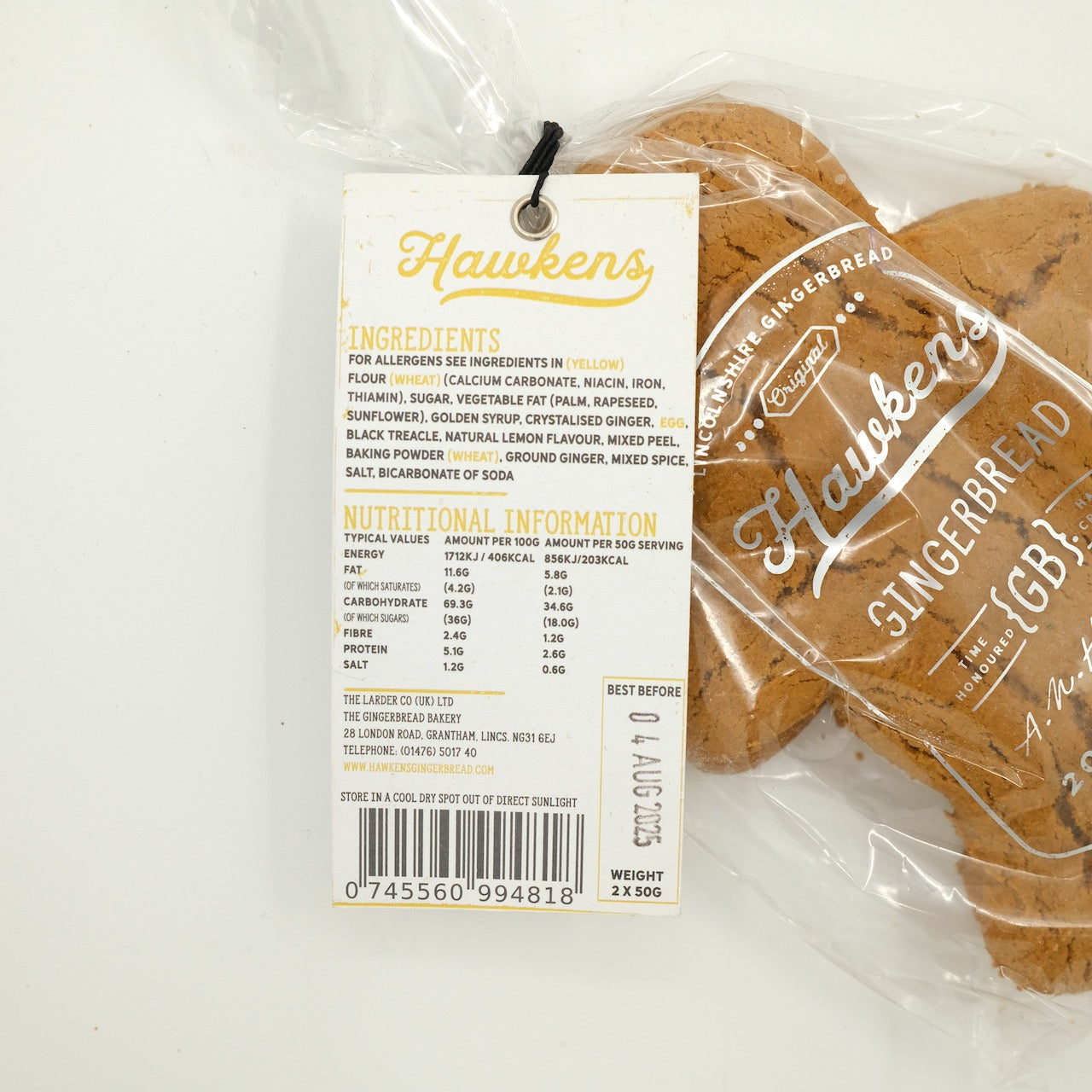 Hawkens Gingerbread Men Italian Lemon
