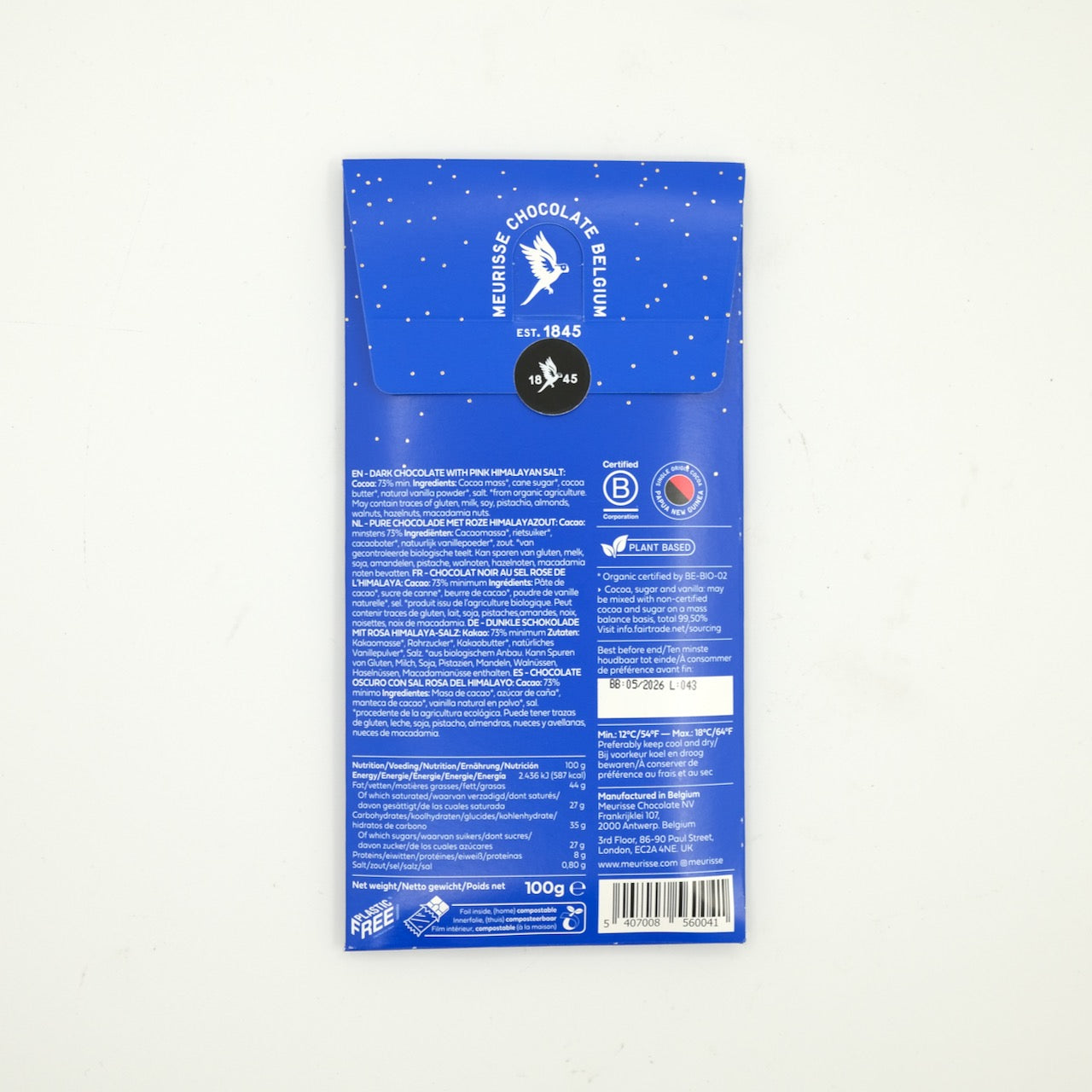 Meurisse Chocolate Himalayan Salt