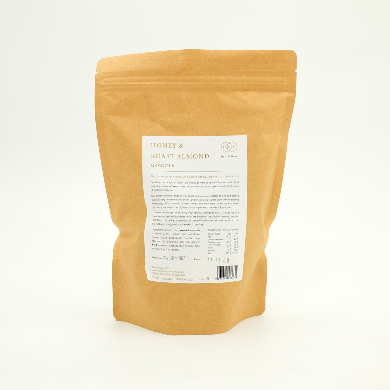 Husk & Honey - Honey and Roast Almond