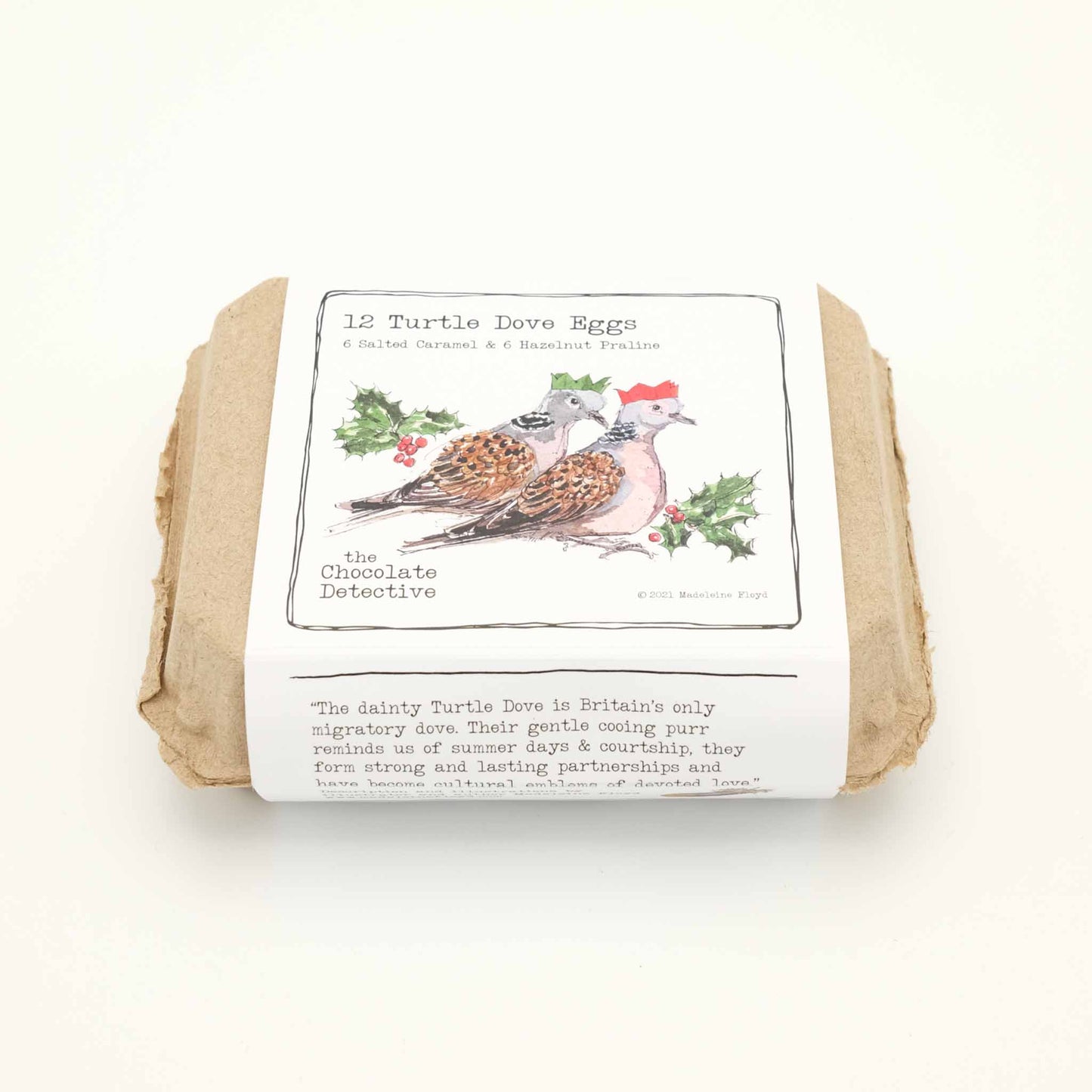 The Chocolate Detective Christmas Turtle Dove Eggs