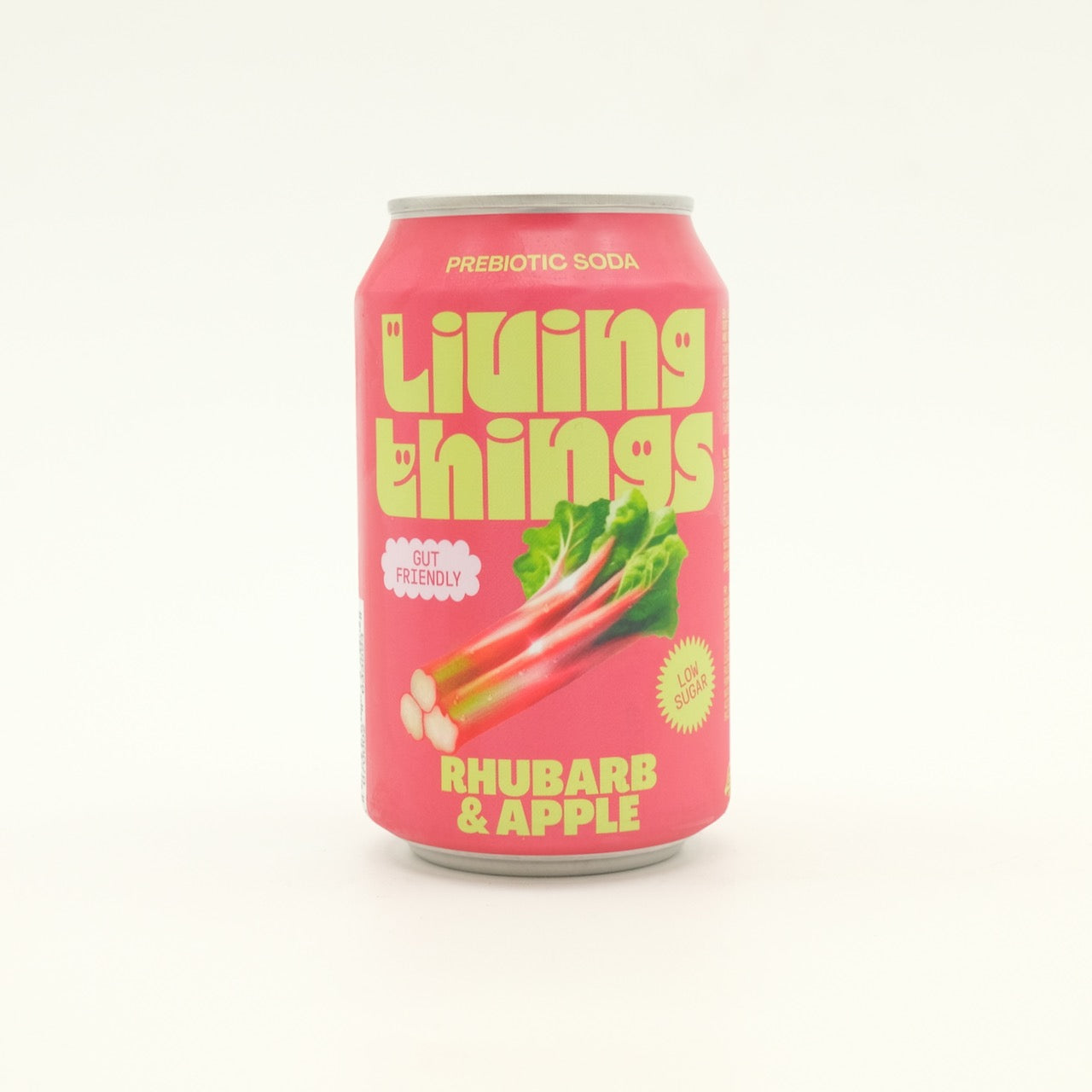 Living Things Rhubarb & Apple Prebiotic Soda