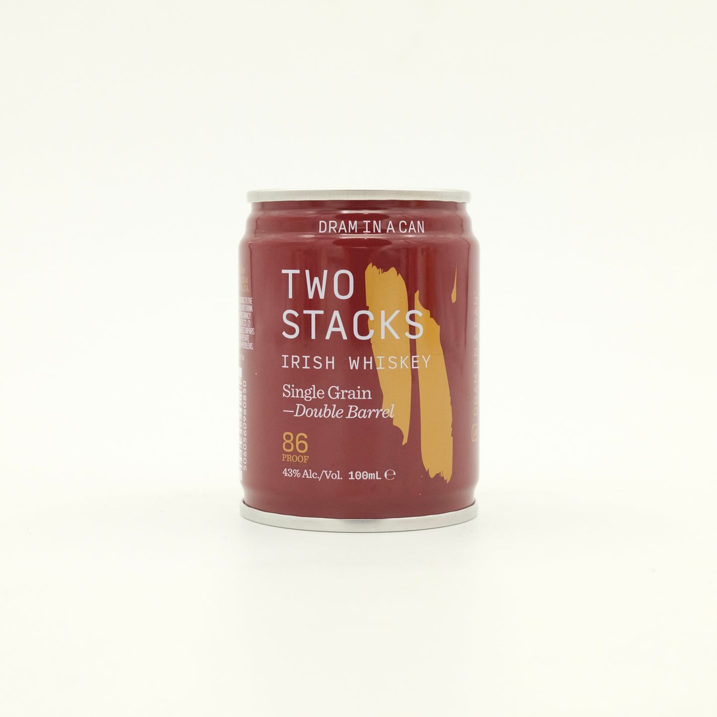 Two Stacks Single Grain Double Barrel Dram in a Can