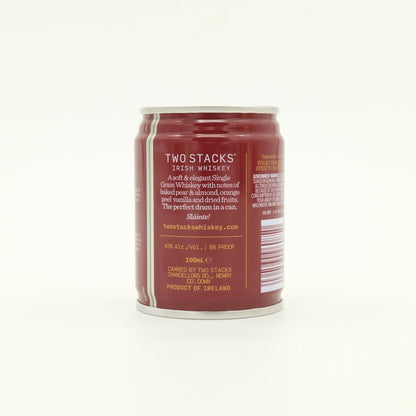 Two Stacks Single Grain Double Barrel Dram in a Can