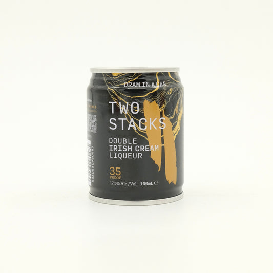 Two Stacks Double Irish Cream Liqueur Dram in a Can