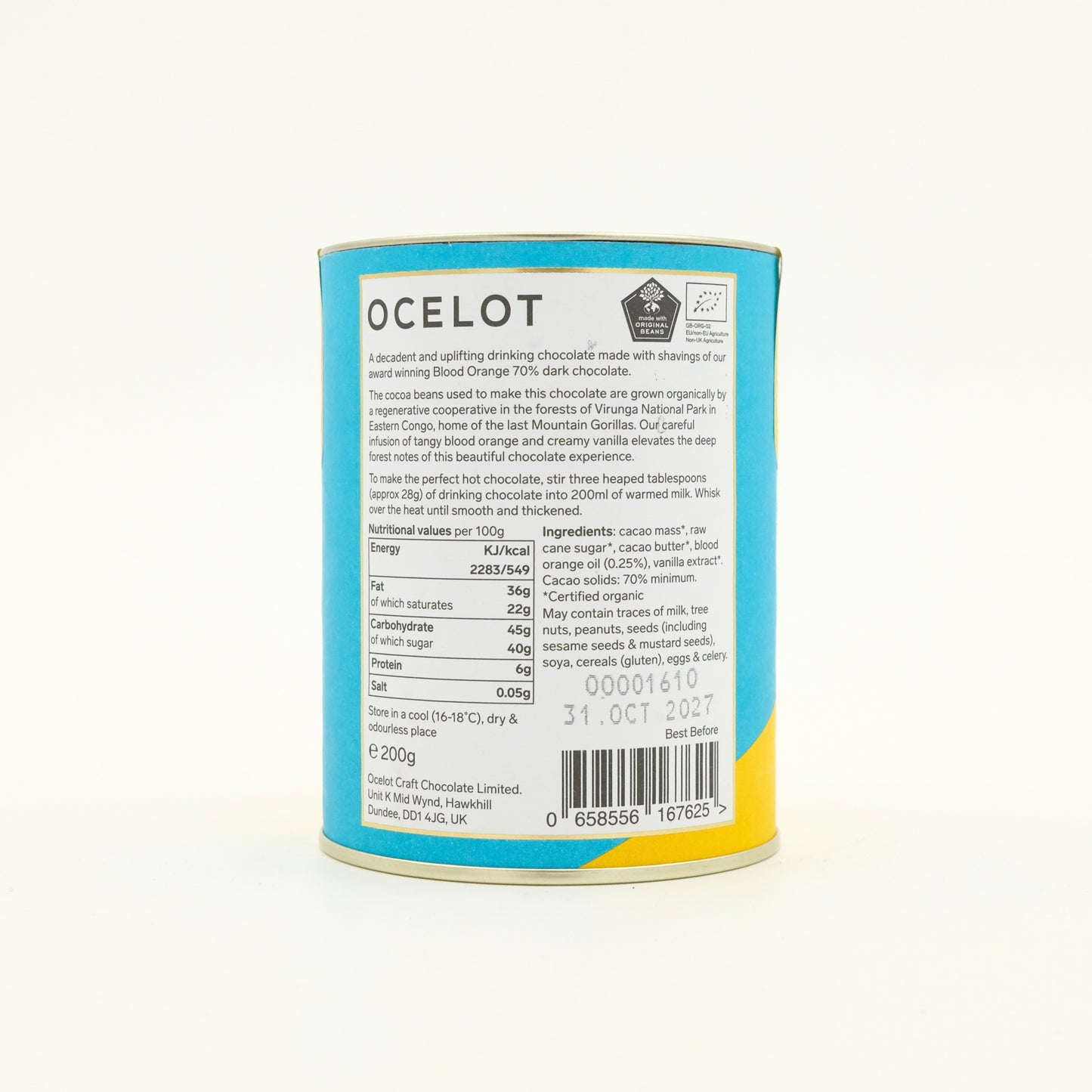 Ocelot Orange Drinking Chocolate