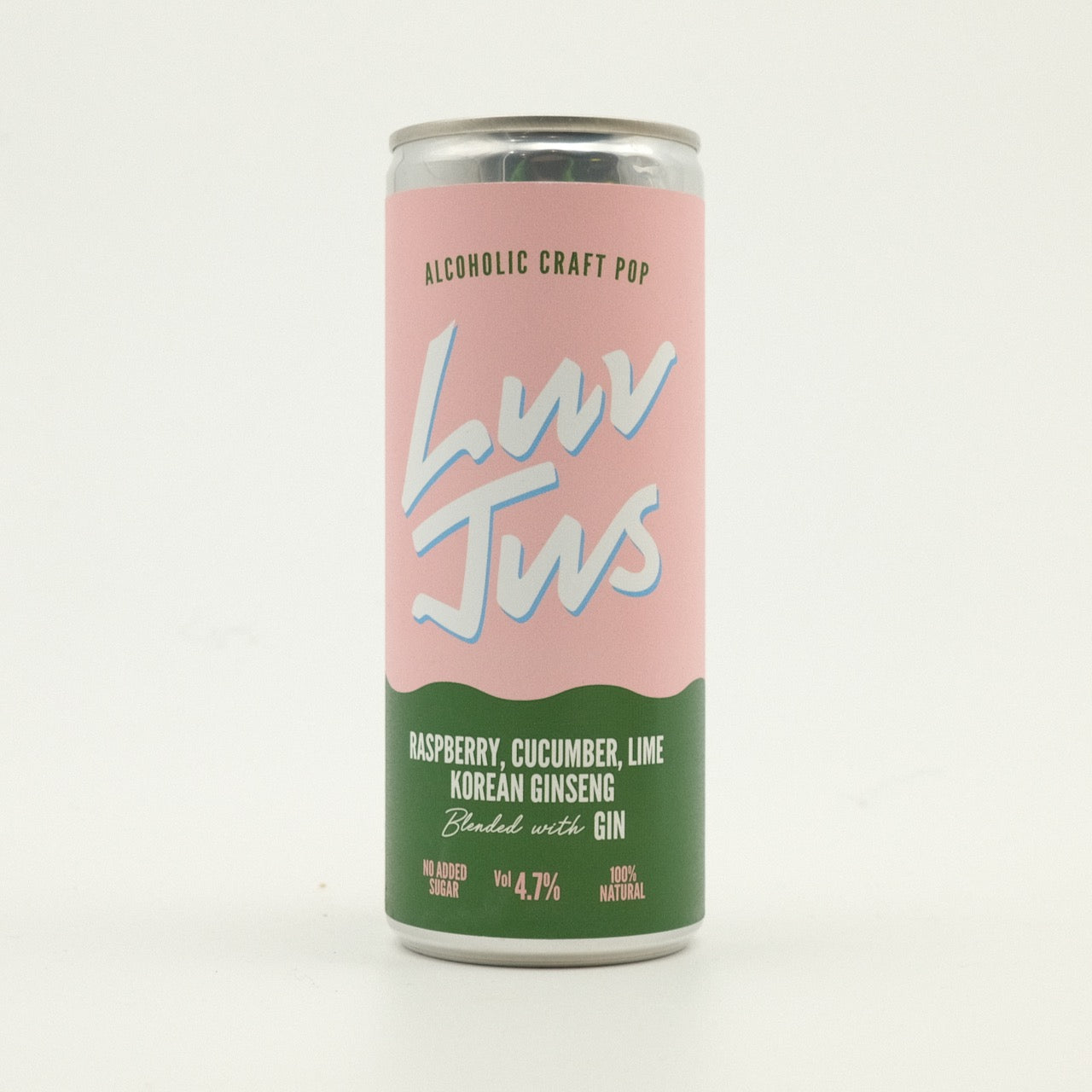 Luv Jus Gin, Raspberry, Cucumber & Soda