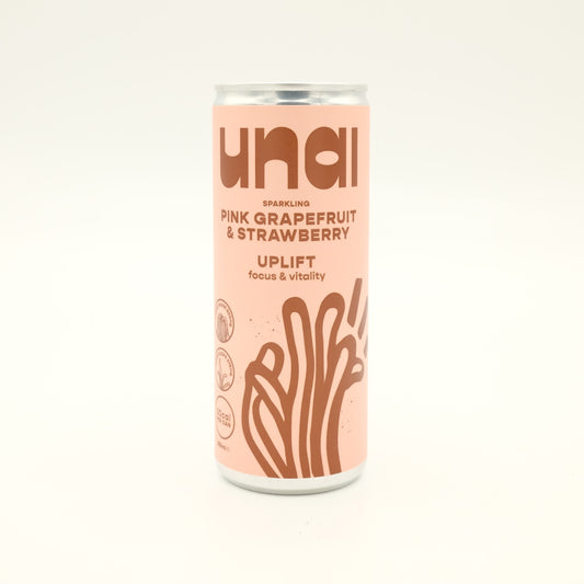 Unai Adaptogen Soda Pink Grapefruit & Strawberry