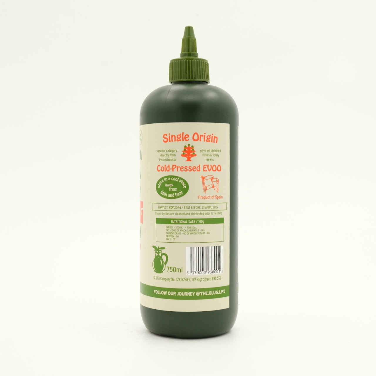 Glug Extra Virgin Olive Oil - For Drizzling