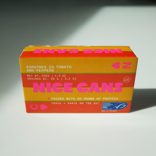 Nice Cans Tomato & Pepper Sardines 120g